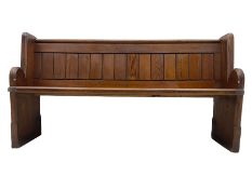 Victorian pitch pine pew