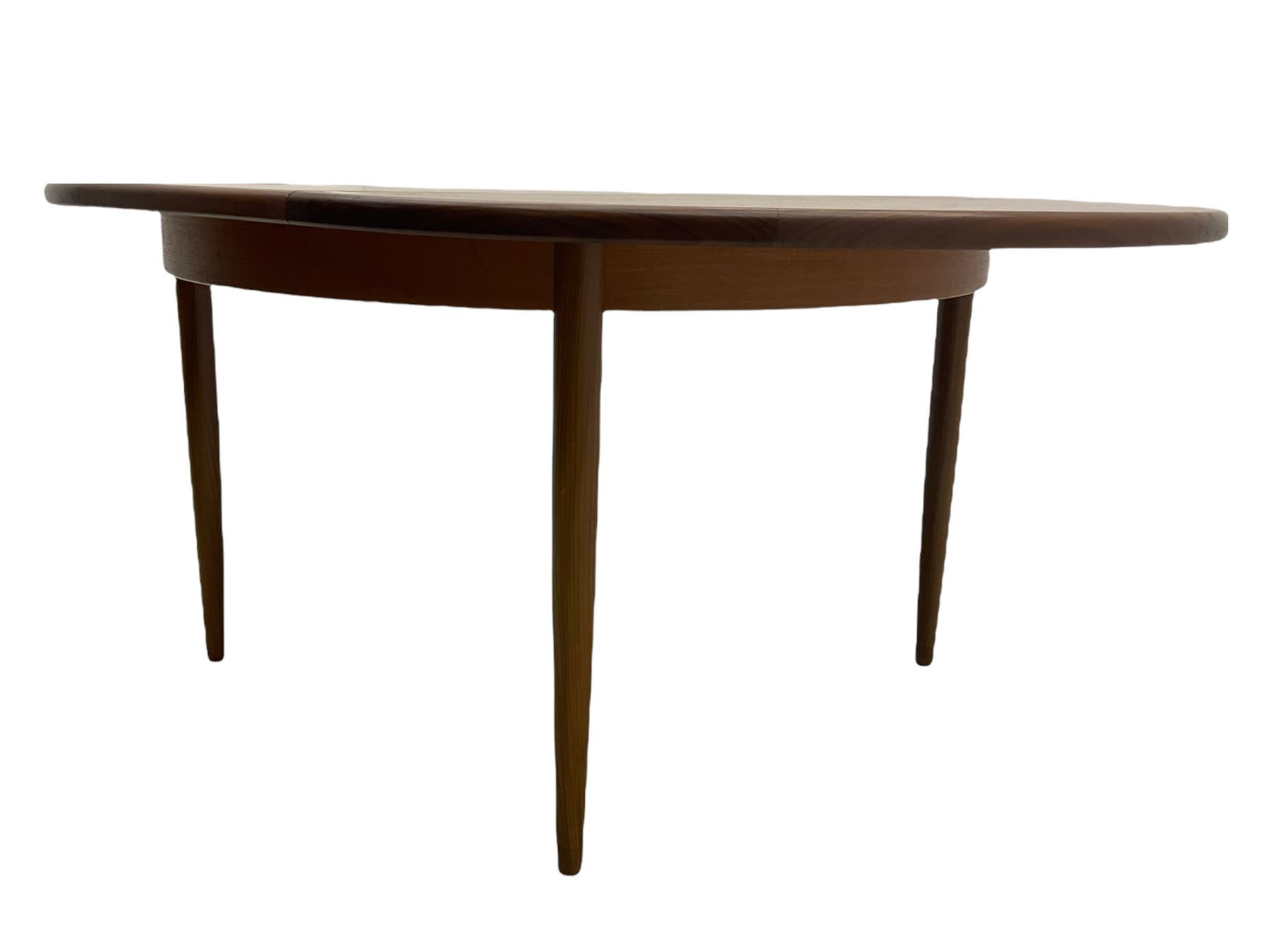 G-Plan Mid-20th century teak circular extending dining table - Image 6 of 21