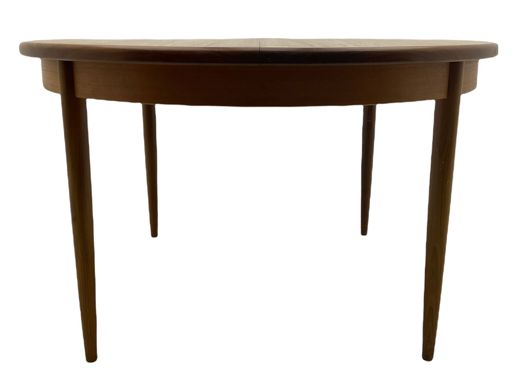 G-Plan Mid-20th century teak circular extending dining table - Image 7 of 21