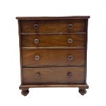 Small Victorian mahogany chest