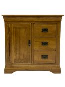 Oak side cabinet