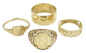 Gold Celtic design ring