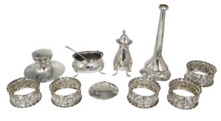 Group of assorted silver