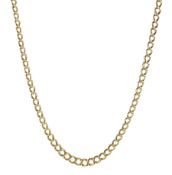 9ct gold circular link necklace