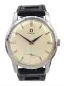 Omega stainless steel gentleman's manual wind wristwatch