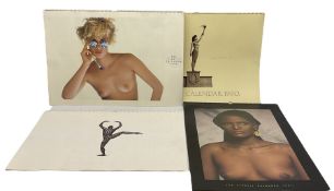 Four Pirelli calendars comprising 1986