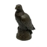 Bronzed figure of an eagle by Menton Manor