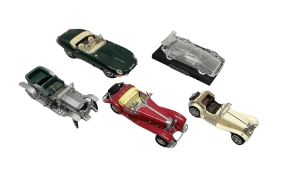 Three Franklin Mint die-cast models comprising 1935 Mercedes 500k Special Roadster