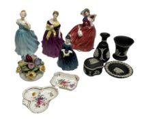 Four Royal Doulton figures comprising Debbie