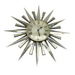 1970's Metamec "Starburst" Clock D60cm