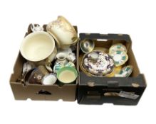 Quantity of Victorian and later ceramics to include Royal Kent 'Golden Glory' pattern tea service
