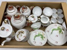 Mid 20th century Japanese tea service for six