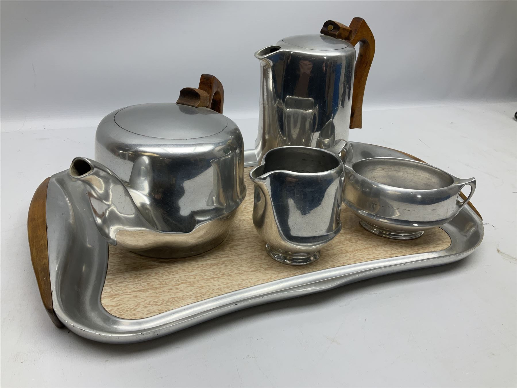 Piquot ware Newmaid tea set - Image 3 of 5