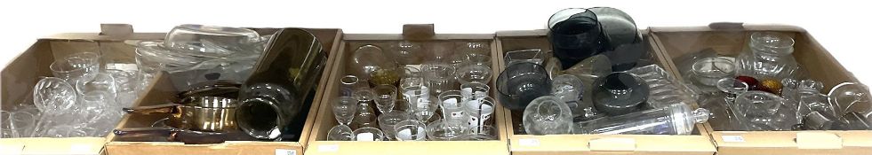 Large collection of assorted glassware