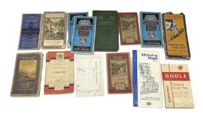 Early 20th century folding Ordnance Survey maps to include examples with pictorial covers