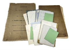 Quantity of 19th century booklets and paper ephemera to include 'Innendecorationen Moebel Und Geraet