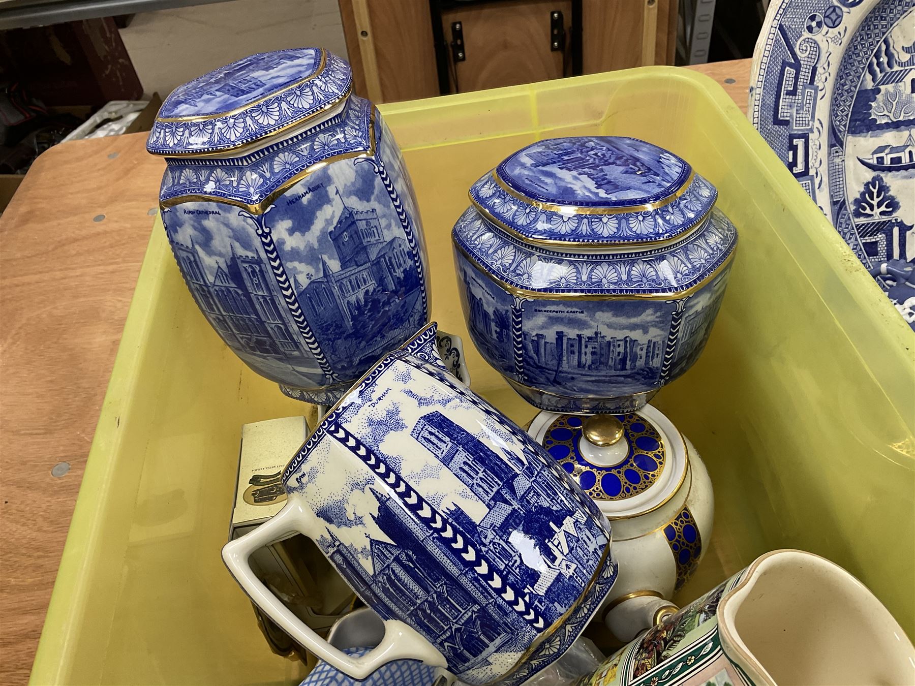 Quantity of Spode to include blue and black marked examples - Image 6 of 6