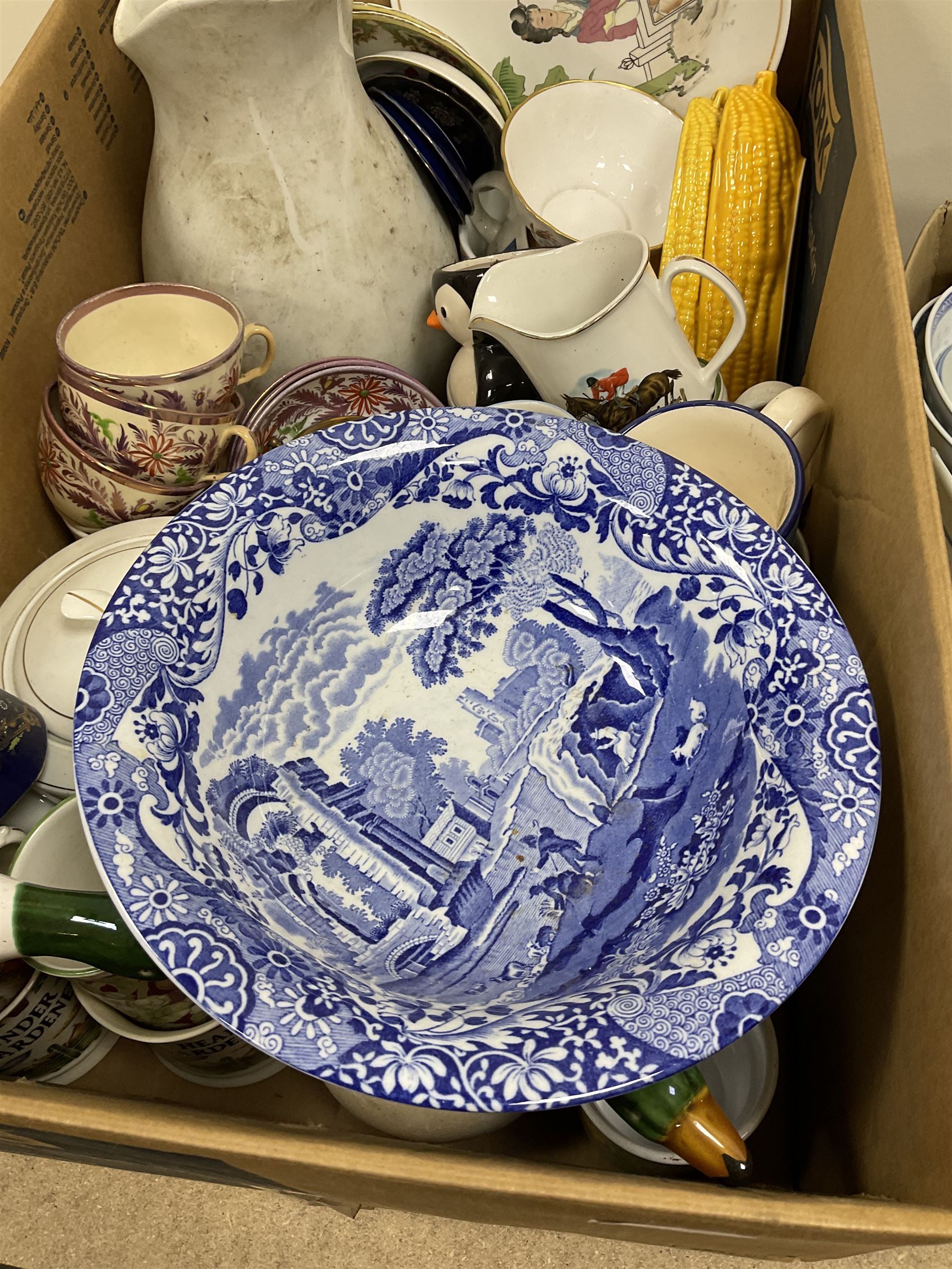 Quantity of Victorian and later ceramics to include Johnson Bros Indian Tree - Image 2 of 9