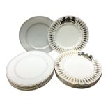 Seven Minton dinner plates