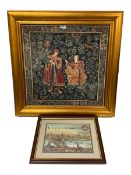 Antique style tapestry