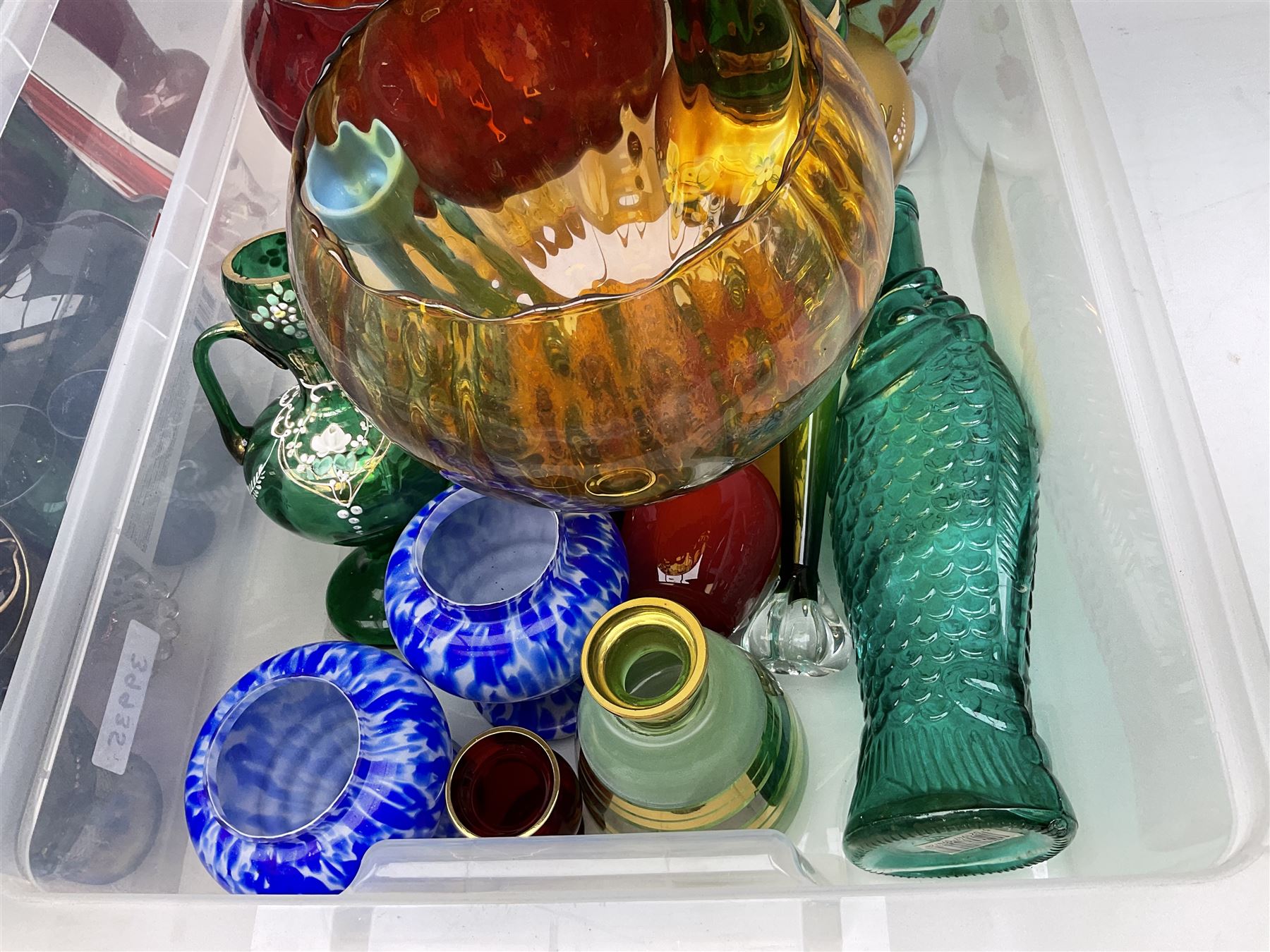 Quantity of coloured glass to include art glass - Bild 2 aus 5