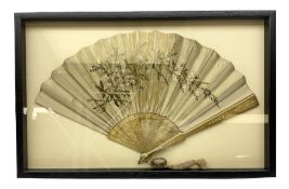 Oriental silk fan