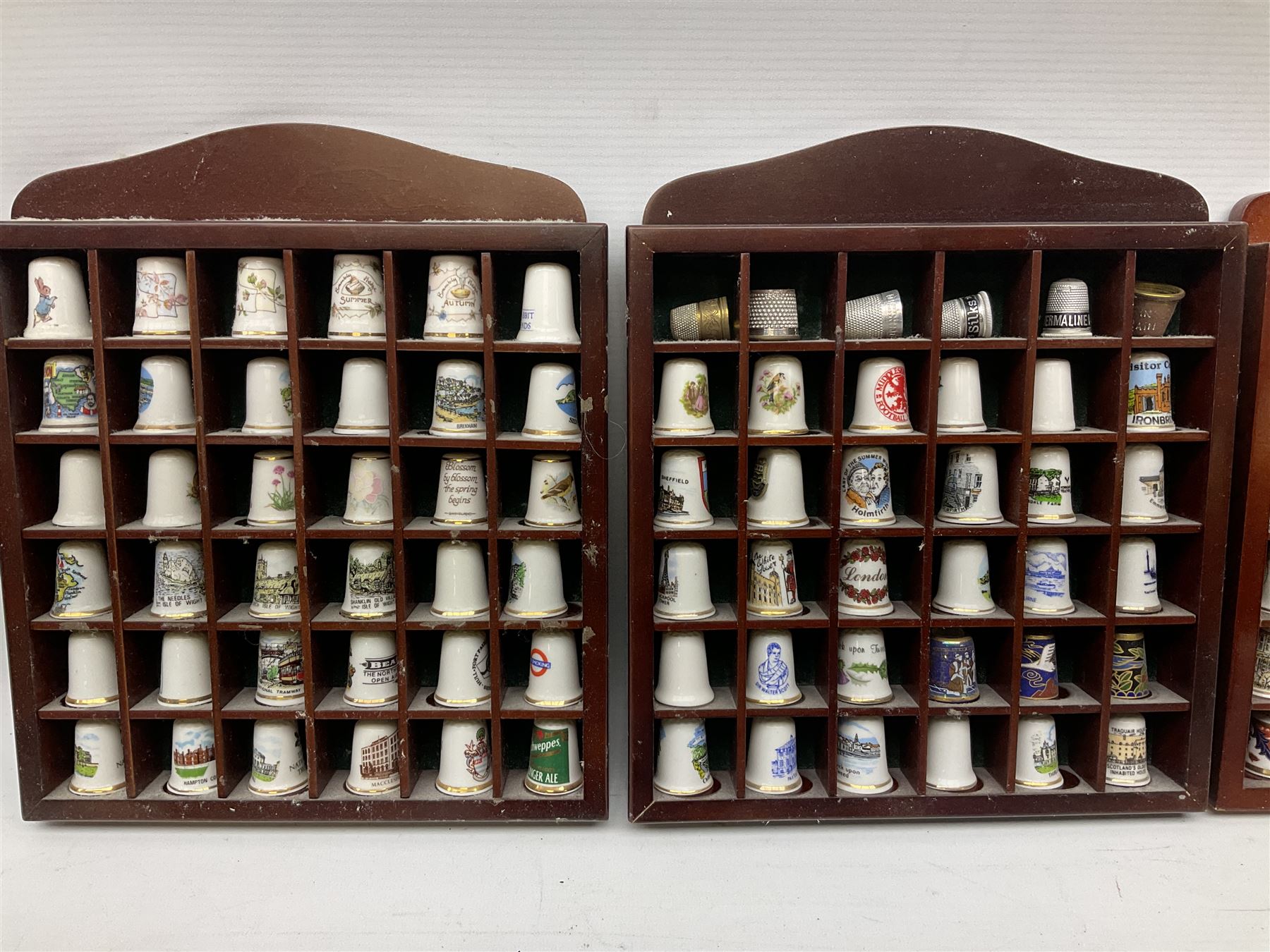 Quantity of thimbles to include ceramic and metal and cloisonn� examples - Image 3 of 6