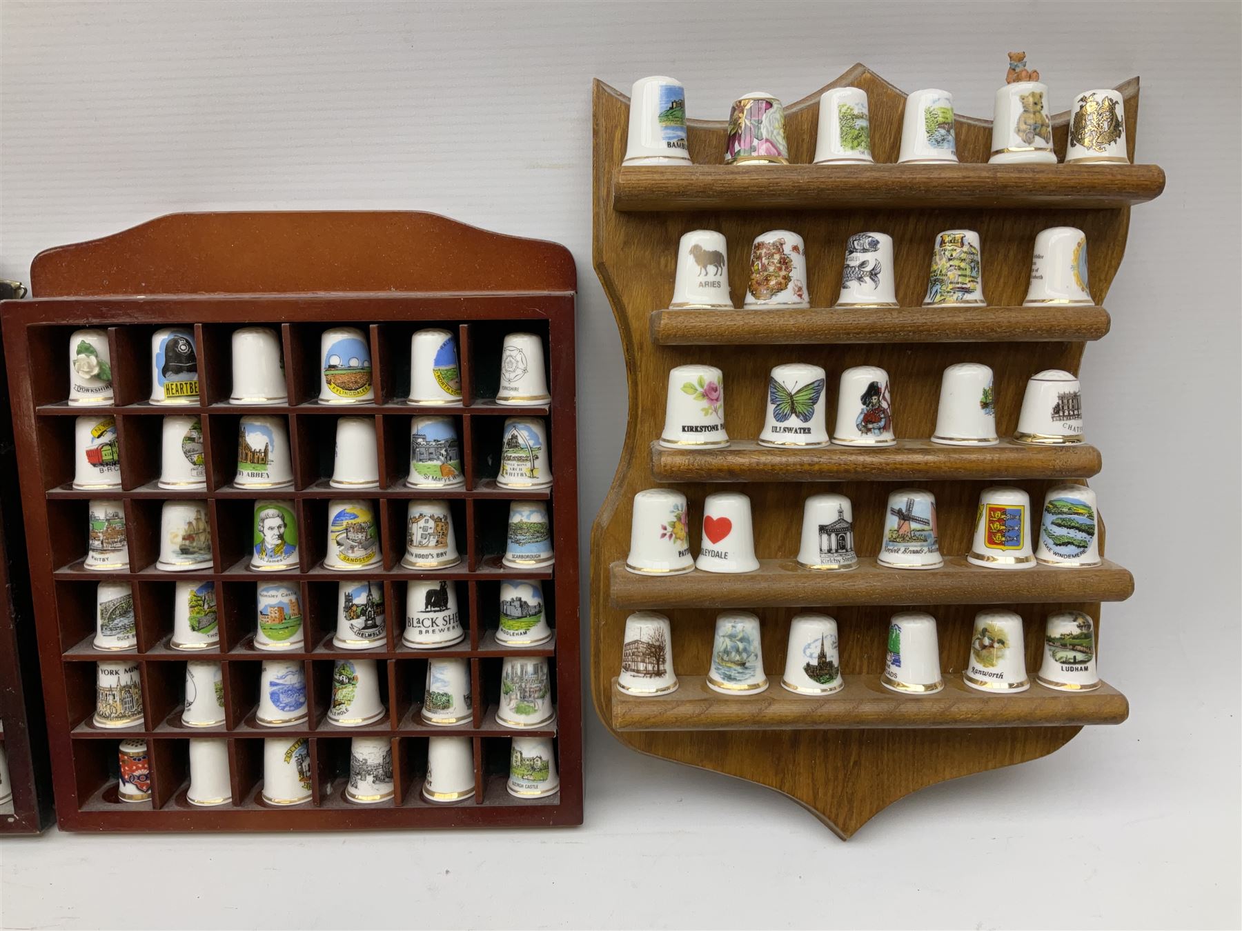 Quantity of thimbles to include ceramic and metal and cloisonn� examples - Image 2 of 6