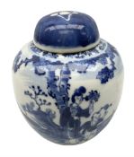 Chinese blue and white ginger jar