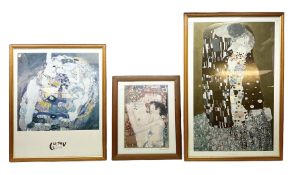 Three colour prints after Gustav Klimt