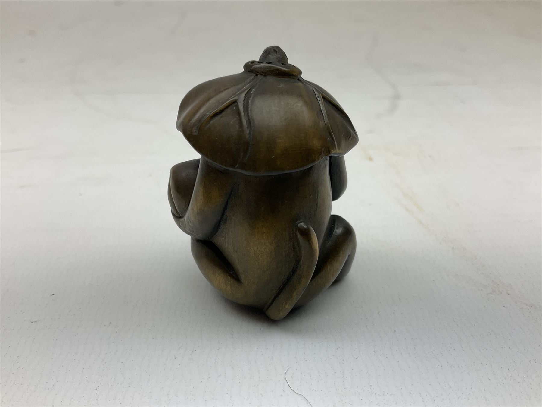 Netsuke in the form of a monkey - Image 3 of 3