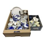 Quantity of Victorian and later ceramics to include Victoria of Czechoslovakia set of six coffee can