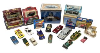 Collection of die-cast and tin models