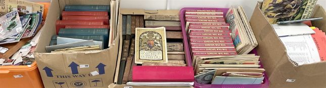 Quantity of books and paper ephemera to include Elizabeth II souvenir programme