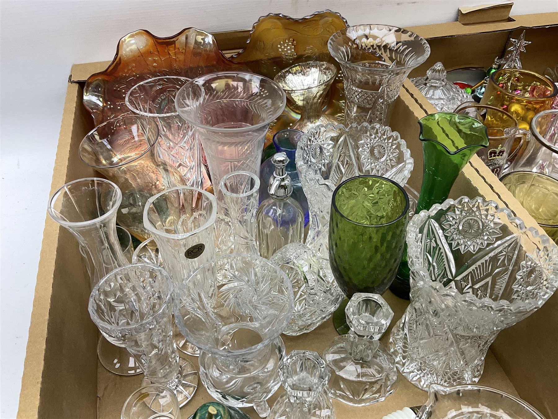 Large collection of glassware to include carnival glass - Bild 2 aus 6