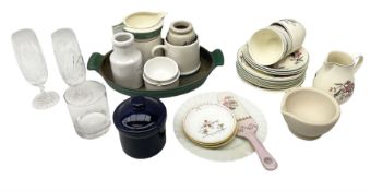 Ceramics and glass including teacups