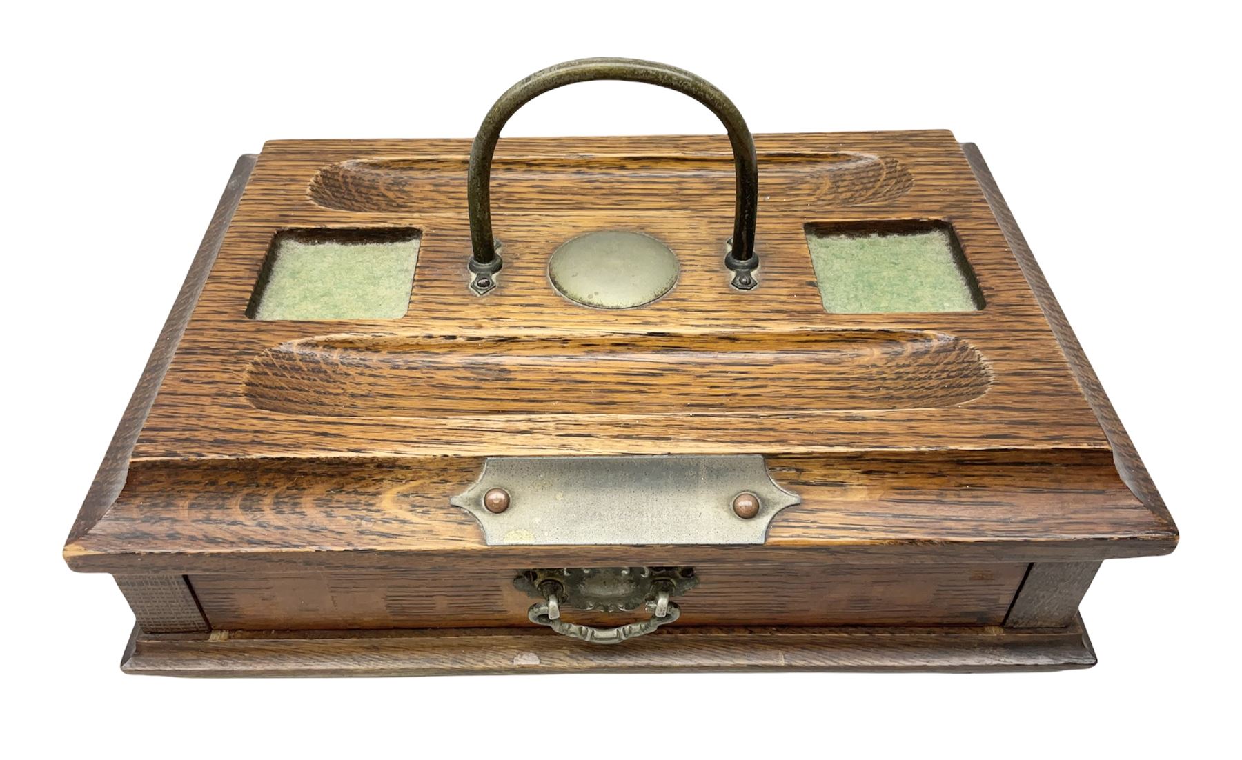 19th century Oak desk stand