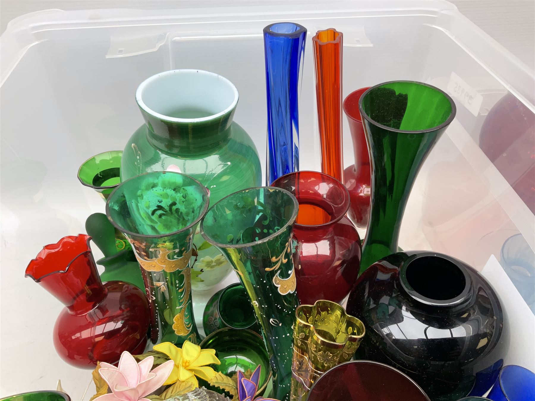 Quantity of coloured glass to include art glass - Bild 4 aus 5