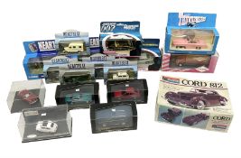 Collection of boxed die-cast model cars