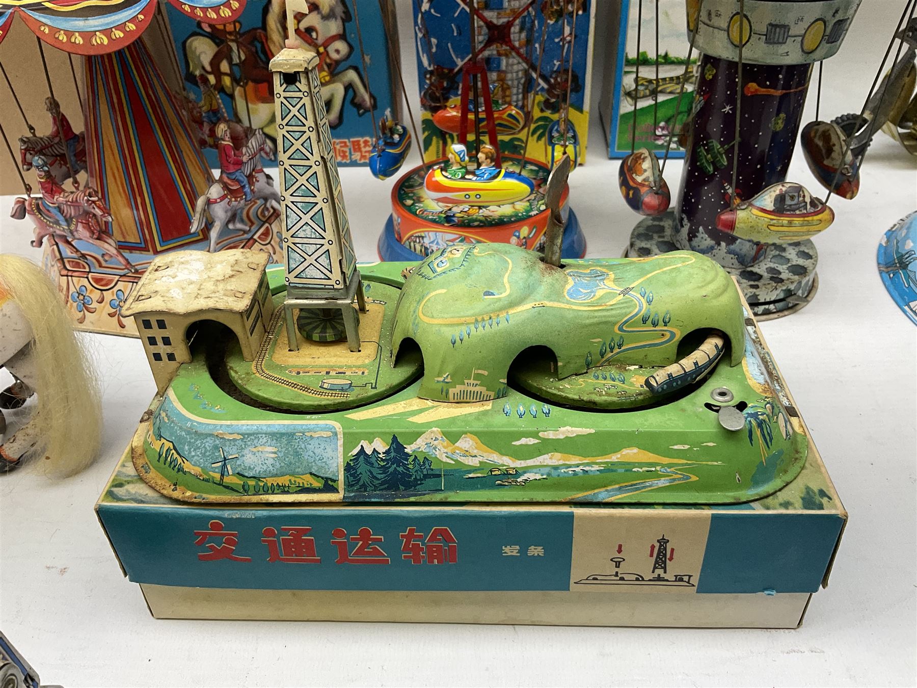Mid 20th century and later tin plate clockwork toys - Image 2 of 8