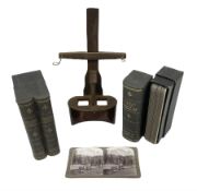 Early 20th century hand held slide action stereoscope viewer