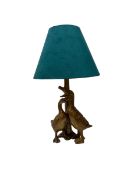 Bronze style table lamp
