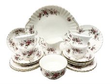 Royal Albert part tea service decorated in the 'Lavender Rose' pattern