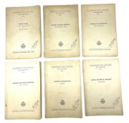 Set of six 1938 German booklets by Terramare Publications comprising No.1 Adolf Hitler by Philip Bou