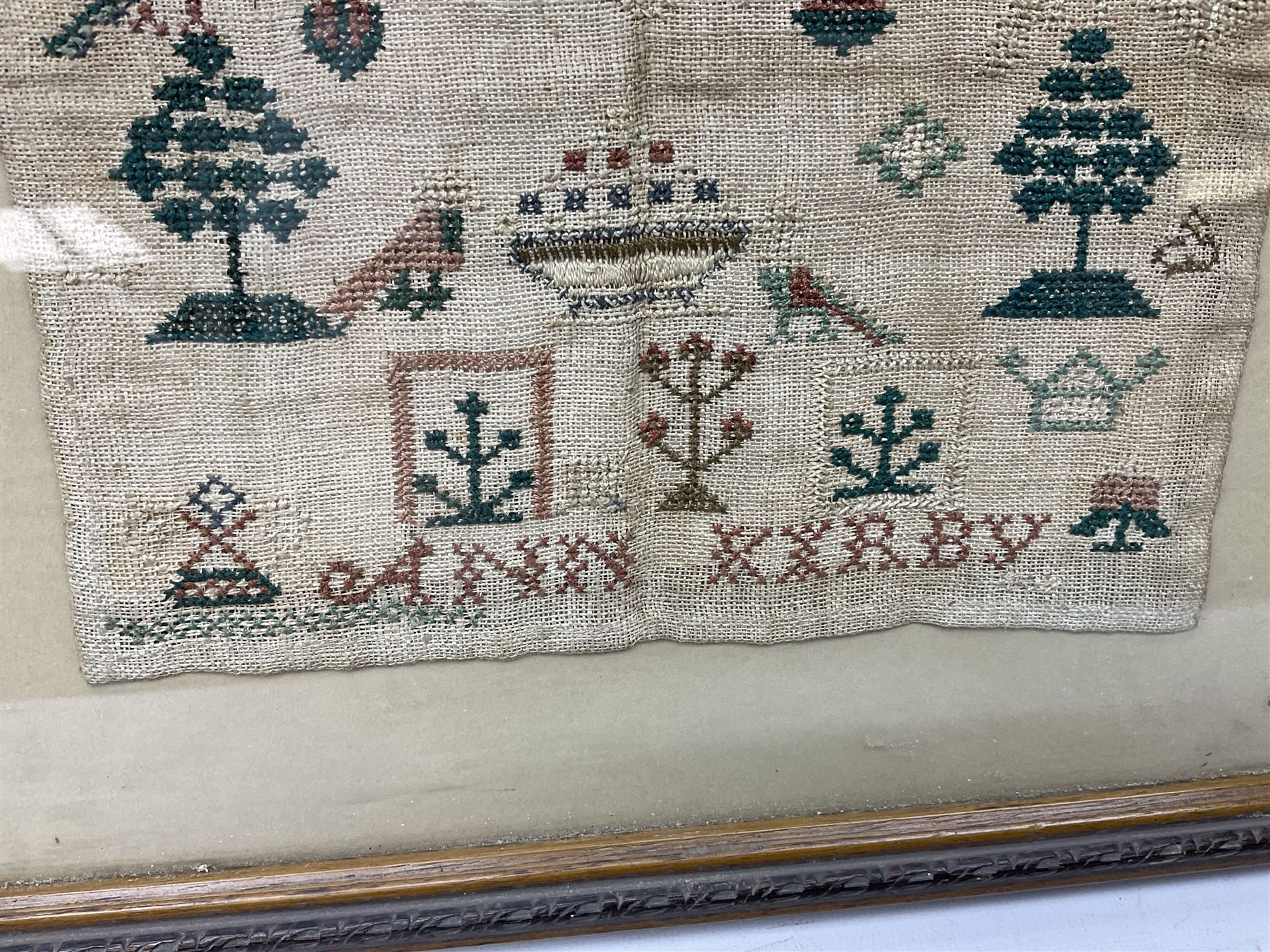 Two 19th century needlework samplers by Ann Kirby - Image 5 of 5