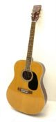 C. Giant acoustic guitar with mahogany back and ribs