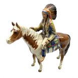 Beswick Native American on horseback