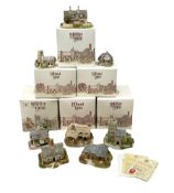 Eight Lilliput Lane models from the 'British Collection' to include six boxed and two loose examples