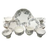 Royal Albert pert tea service in Silver Maple pattern