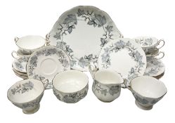 Royal Albert pert tea service in Silver Maple pattern